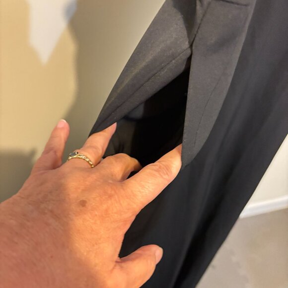 Lulus Black Surplice Bodice Wide Leg Jumpsuit - Picture 8 of 13